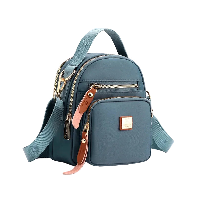Tejesa Multi Pockets Women Shoulder Bag High Quality Durable Fabric Small Handbag Pretty Style Girls Shopping Phone Bag
