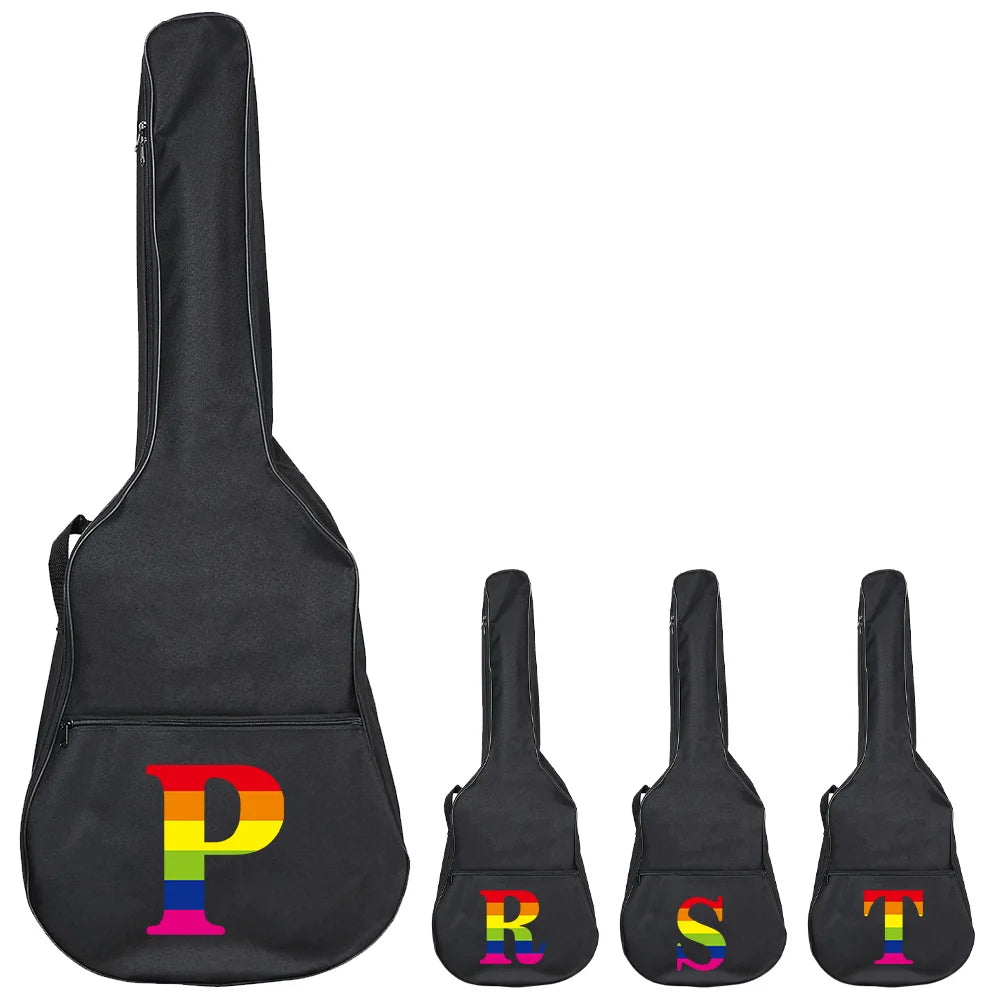 Tejesa Guitar Bag 31-41 Inch Guitar Case Printing Rainbow Series / Guitar Cover /Waterproof Backpack Oxford Fabric