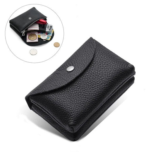 Hemasa Single/double Layer Money Wallet ID Credit Card Holder Keys Earphone Storage Bags