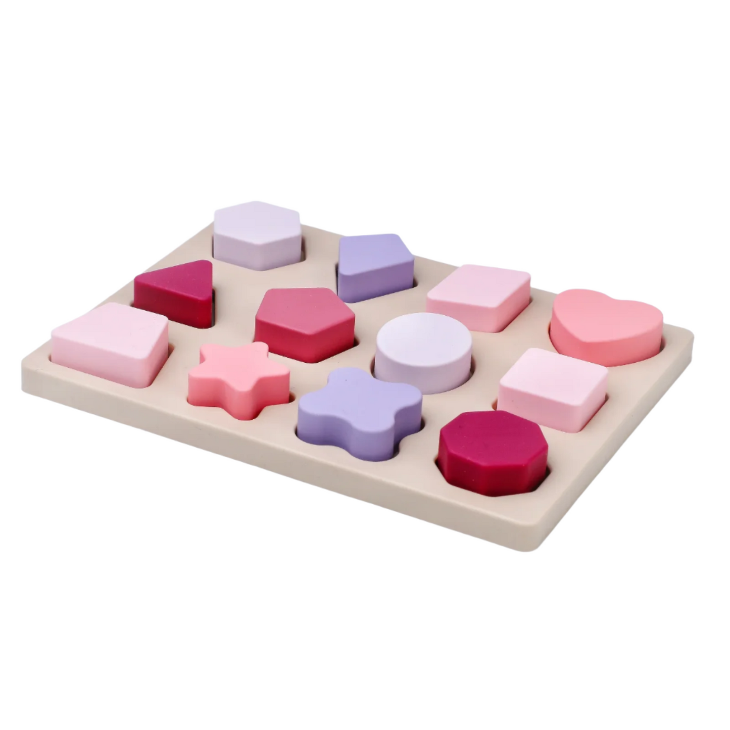 Hemasa Silicone Puzzle Montessori Toys for Baby Kids /Geometry Shape Matching Games  For Kids