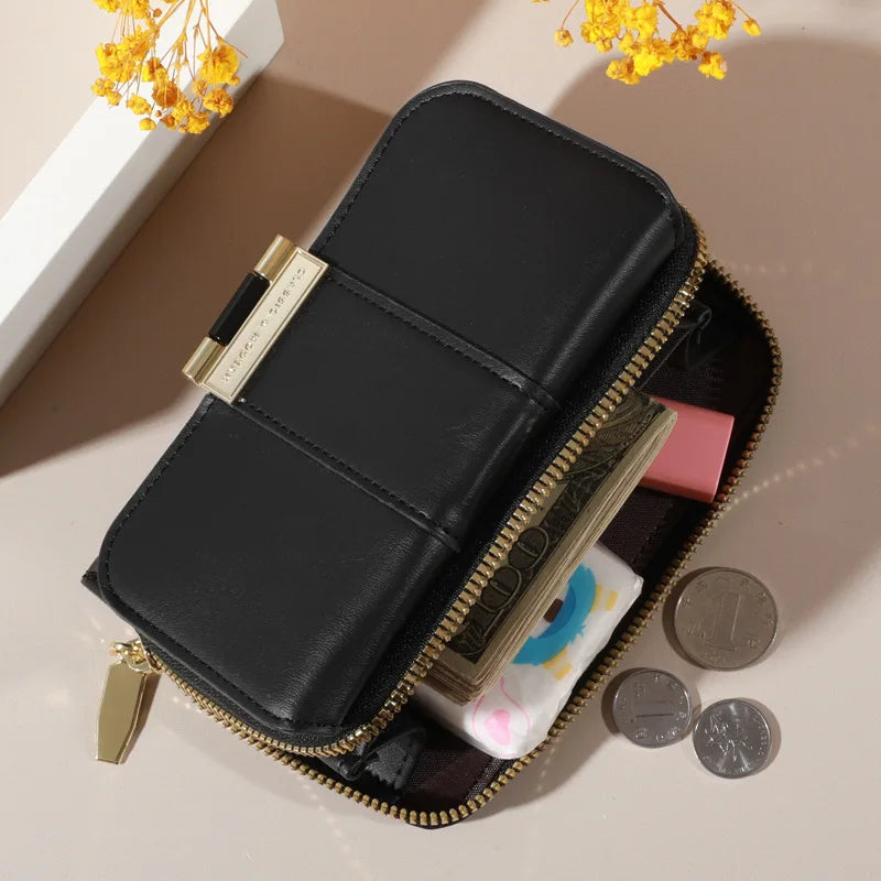 Women Wallets Pu Leather Women Purses Fashion Long Zipper Women's Wallet Money Coin Holder Female Long Purse Female Purse