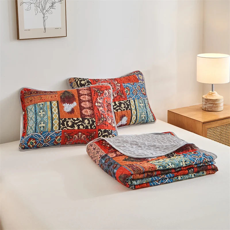 Tejesa Lightweight Bed Coverlets for All Seasons/ Soft Bedspreads Queen Quilt Bedding Set with Pillow Shams, Quilt Queen King Coverlet
