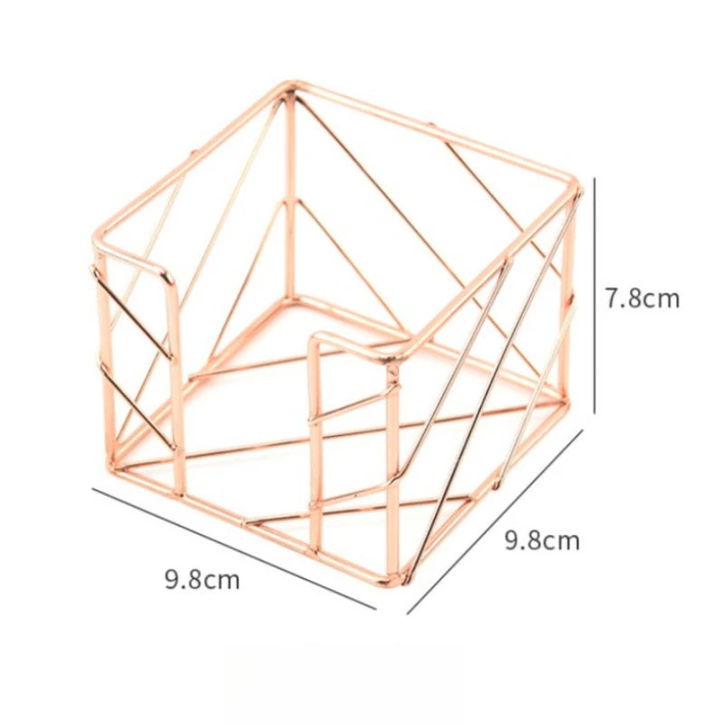 Tejesas Sticky Note & Memo Box Holder, Post Note Dispenser, Desk Organizer Storage Box for Home School Office