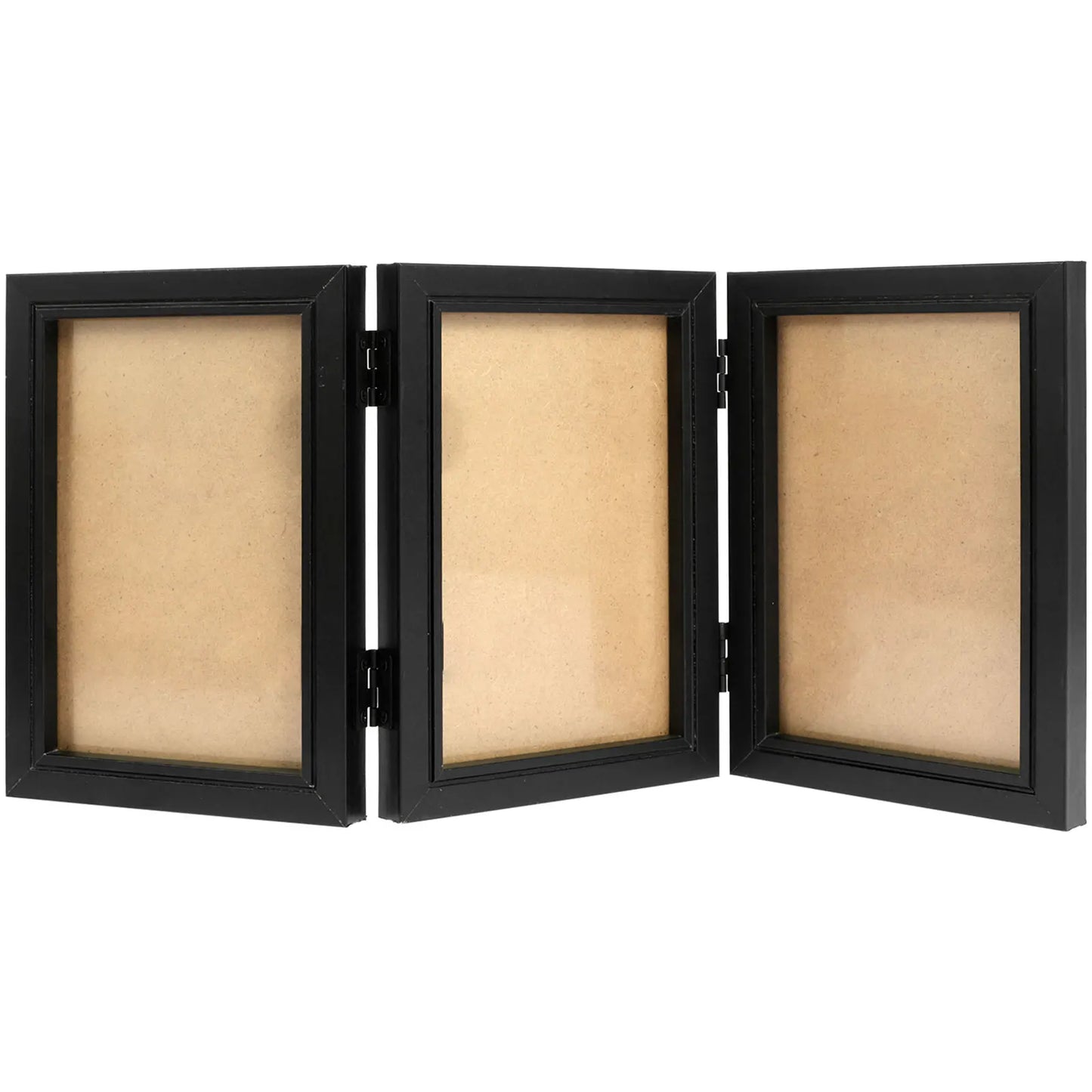 Foldable Hinged Photo Frame Double/Triple Photo Frame Integrated Desktop Album Set 180 ° Vertical Photo Frame HD Photo Gift Fram