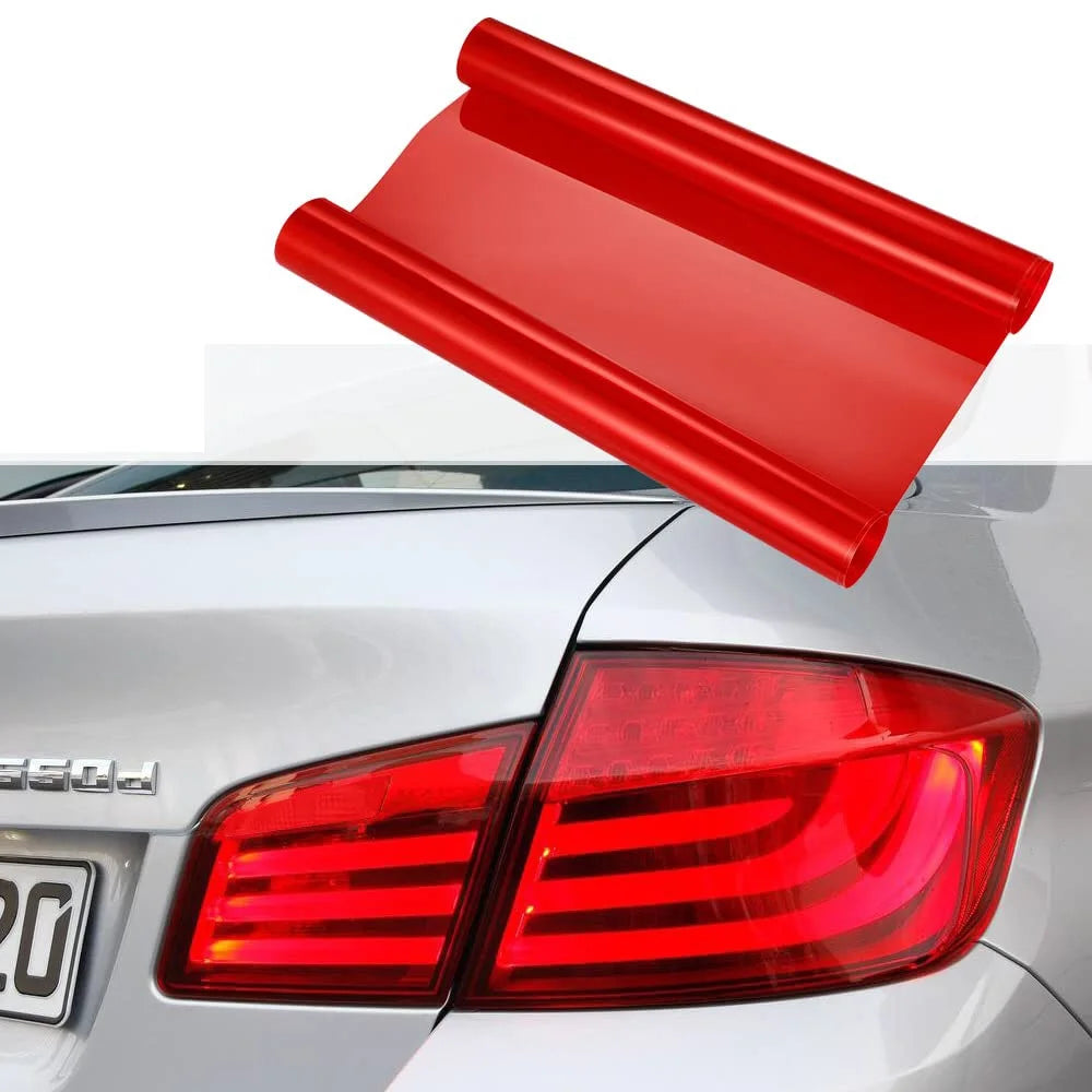 Golden Yellow Light PVC Car Headlights Taillight Film Fog Stretchable Auto Taillight Tint StickersCar Light Film Car Styling