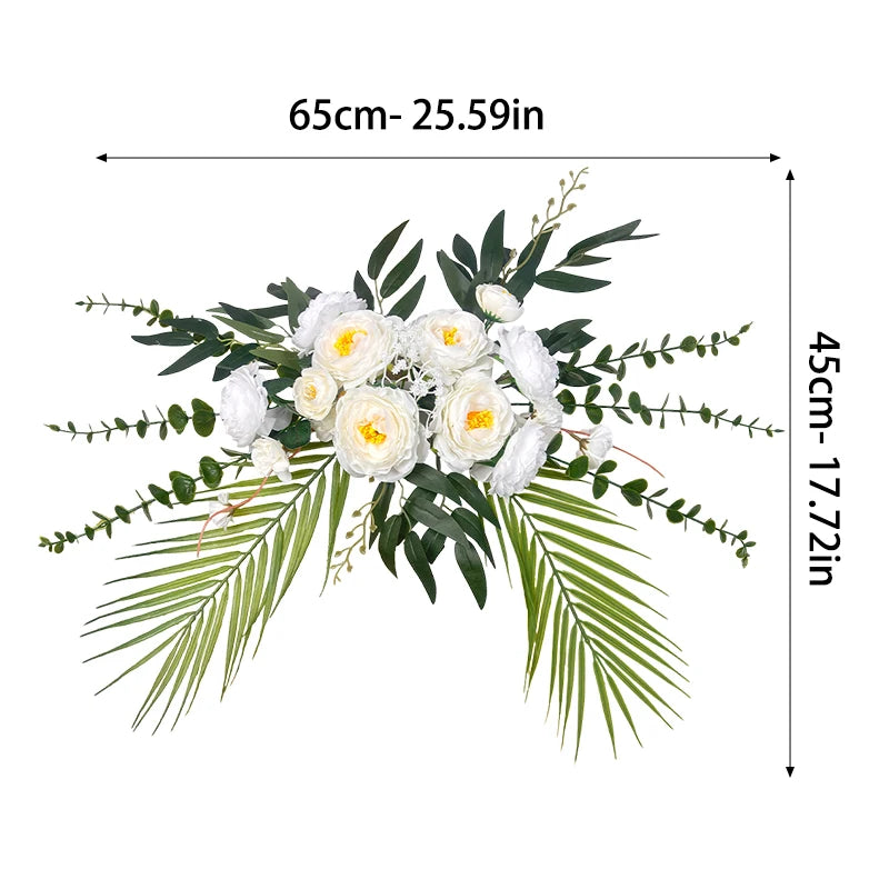 Tejesa Wedding Decoration Artificial Flowers/ Rose Wedding Guest Card Decoration Wedding Arch Lintel