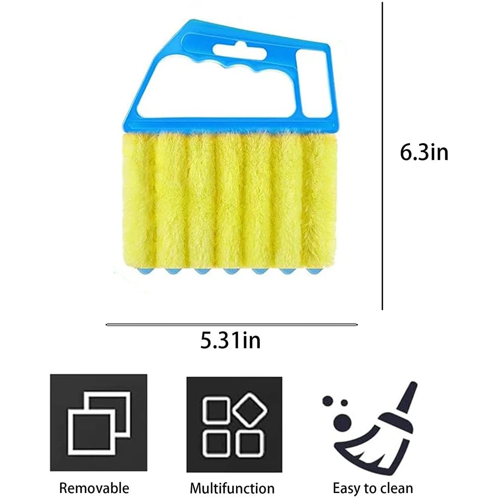 Tejesa 1pc Blinds Window Cleaning Brush, Detachable Washable Blinds Dust Removal Brush, Blinds Duster, Household Dust Brush For Window