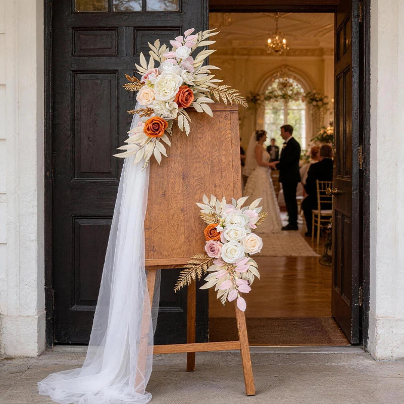 Tejesa Artificial Flower Arch for Home Decoration/Wedding/Festival/ Hotel and Auditorium