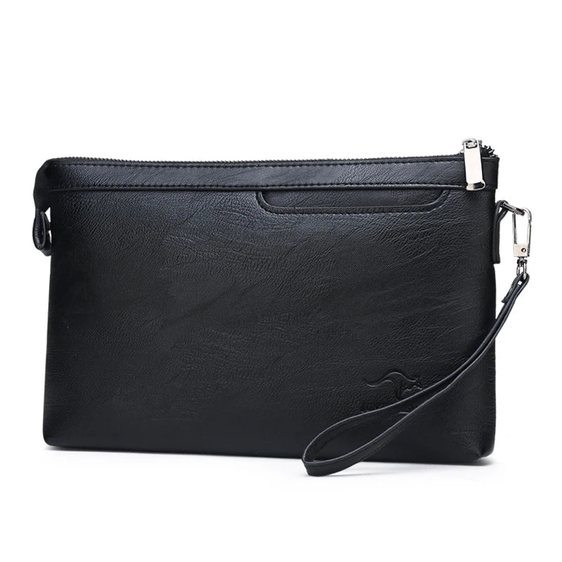 Tejesa  Soft PU Leather Men Day Clutch Business Men Money Handbag  Male Cardholder Case Phone Bag