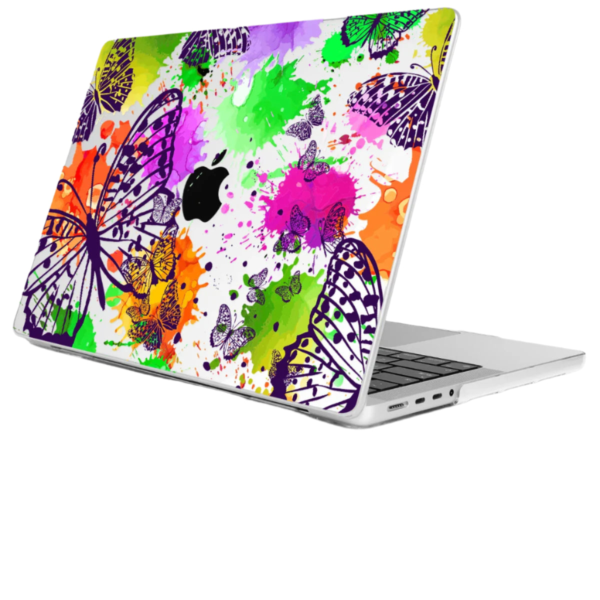 Hemasa Colorful Butterfly Hard case for Macbook M4 A3401 Pro 2023 M2 Air Pro 13 2022 A2338 A2681 A2337 M1 Pro 14 16 A2779 M2 Air 11 12