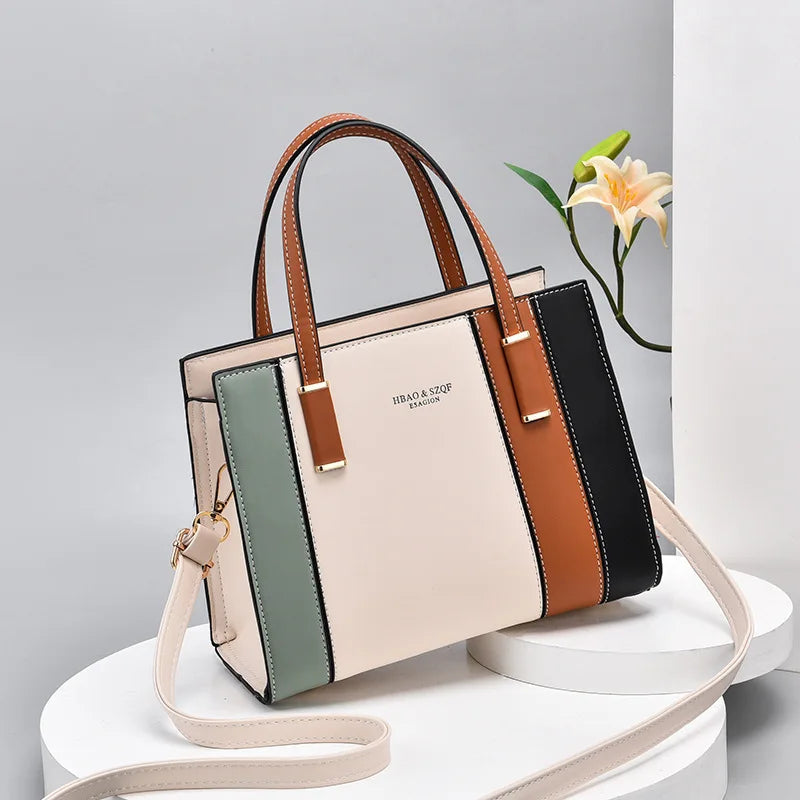 Hemasa  Women  Leather Handbag  High Quality Shoulder Bag