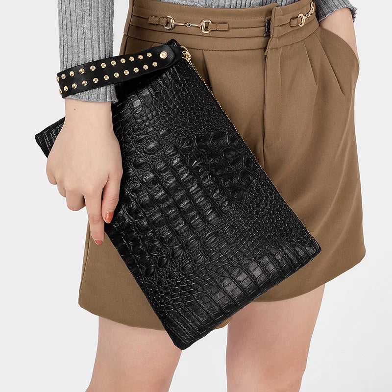 Hemasa Fashion Luxury Handbags Women Bag PU Leather Clutch  Bag/ Wristlet Bag