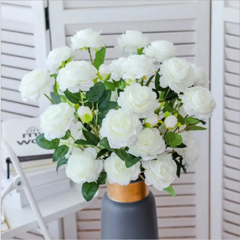5/10pcs Long Stem Artificial Rose Bouquet Home Decoration Accessories Valentine's Day Fake Flower Photo Prop Wedding Holiday Diy