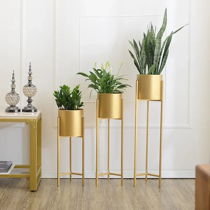 Wall decoration display rack modern flowerpot plant bracket iron indoor potted home decoration flower rack metal