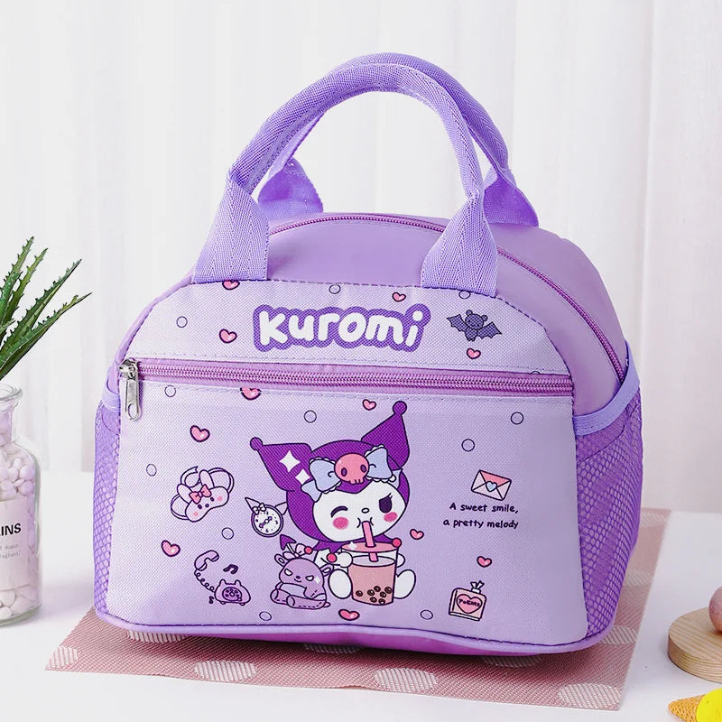 Hemasa Insulated Lunch Bag/ Hellokitty Waterproof Lunch Box /Handbag Widened Aluminum Foil Material Bento Bag Can Hold Water Cup