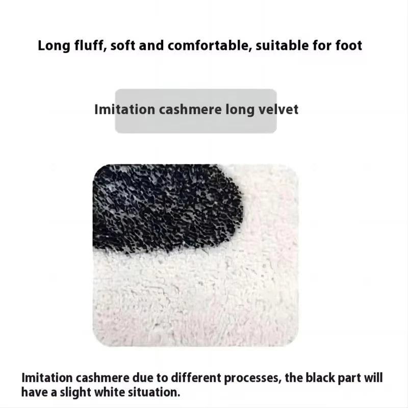 VIKAMA Cartoon-Printed Simple Pattern Carpet Non-Slip Absorbent Doormat Rug For Bedroom Carpet For Live Room Bathroom Mat Home D