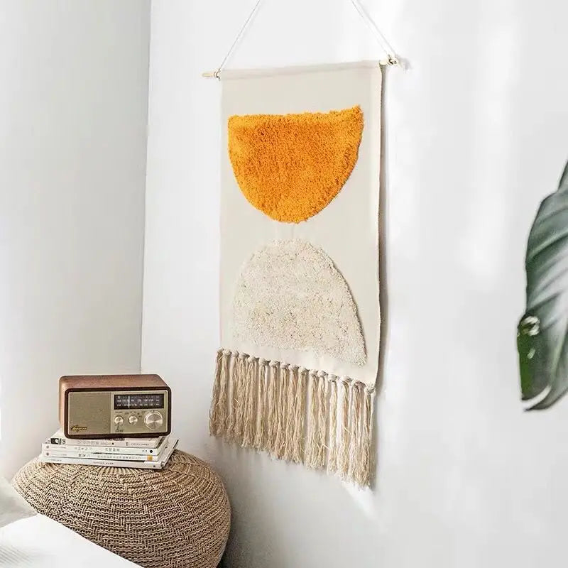 2022 Nordic Room Wall Hanging Decoration Rainbow Tapestry Wall Decoration Handmade Quality Cloud Tapestry Home Wall decoration