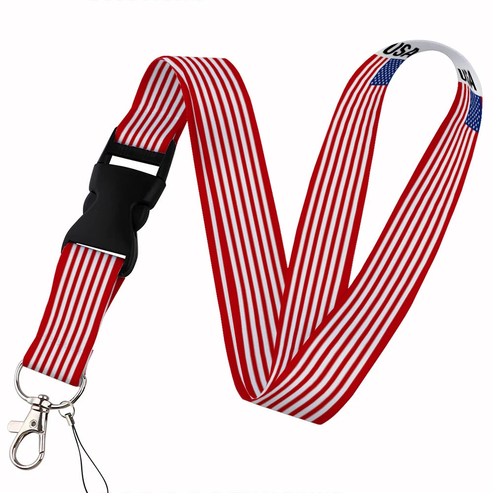 Tejesa  Lanyard Keys Chain Badge Holder ID Credit Card Pass Hang Rope Lariat Mobile Phone Charm Accessories Gifts
