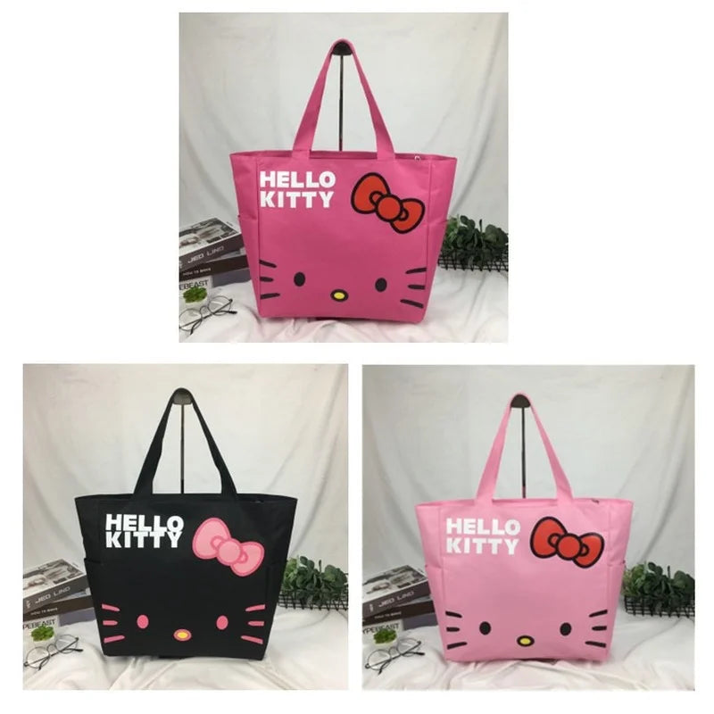 Hello Kitty Shoulder Bags My Melody Girls Wallet Designer Bag Purses and Handbags for Women Cute Pocket Books Lunch Storage Bag