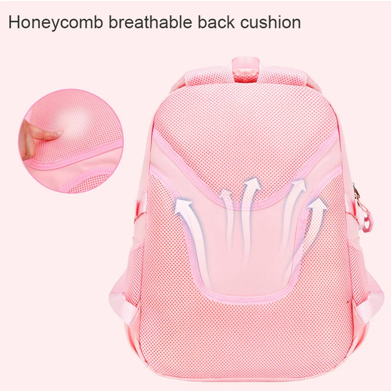 Hemasa Waterproof Schoolbag Cute Primary Backpack For Girls