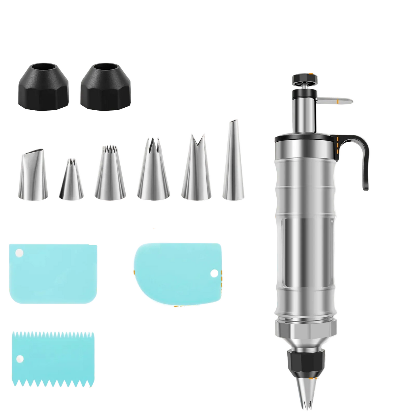 Tejesa Cake Decorating Piping Syringe DIY Cupcake Decorating Nozzle Frosting Making for DessertDessert Cookies Cream Filling Injector