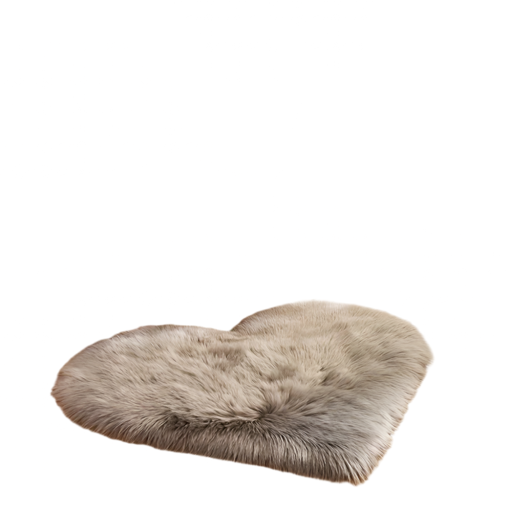 Hemasa Valentine'S Day Small Heart-Shaped Plush Area Rug Soft Indoor Carpet for Living Room Bedroom Cozy Home Decor New Year'S Gift