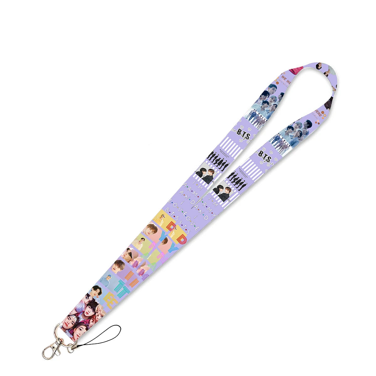 Tejesa 2pcs Beautiful Lanyard Keys Chain Badge Holder ID Credit Card Pass Hang Rope Lariat Mobile Phone Charm Accessories Gifts Wholesale