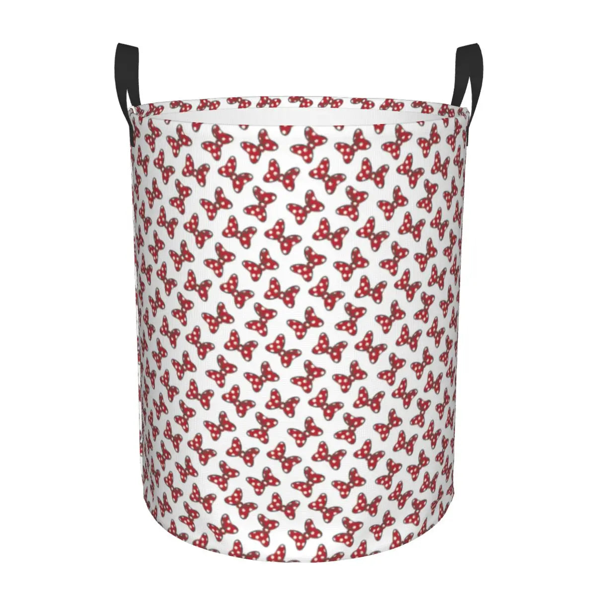 Tejesa  Mickey Mouse Cartoon Pattern Laundry Basket Collapsible Clothes Hamper for Nursery Kids Toys Storage Bin