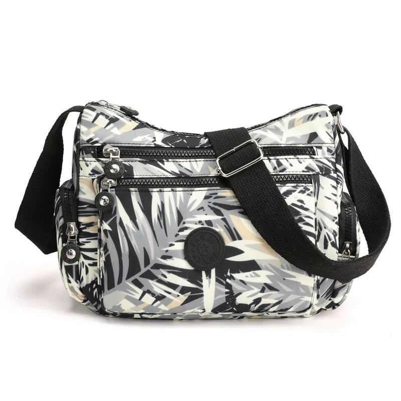 Printing Shoulder Bags for Women Waterproof Crossbody Casual Multifunction Shopping Handbag Large Capacity Messenger Bag Female