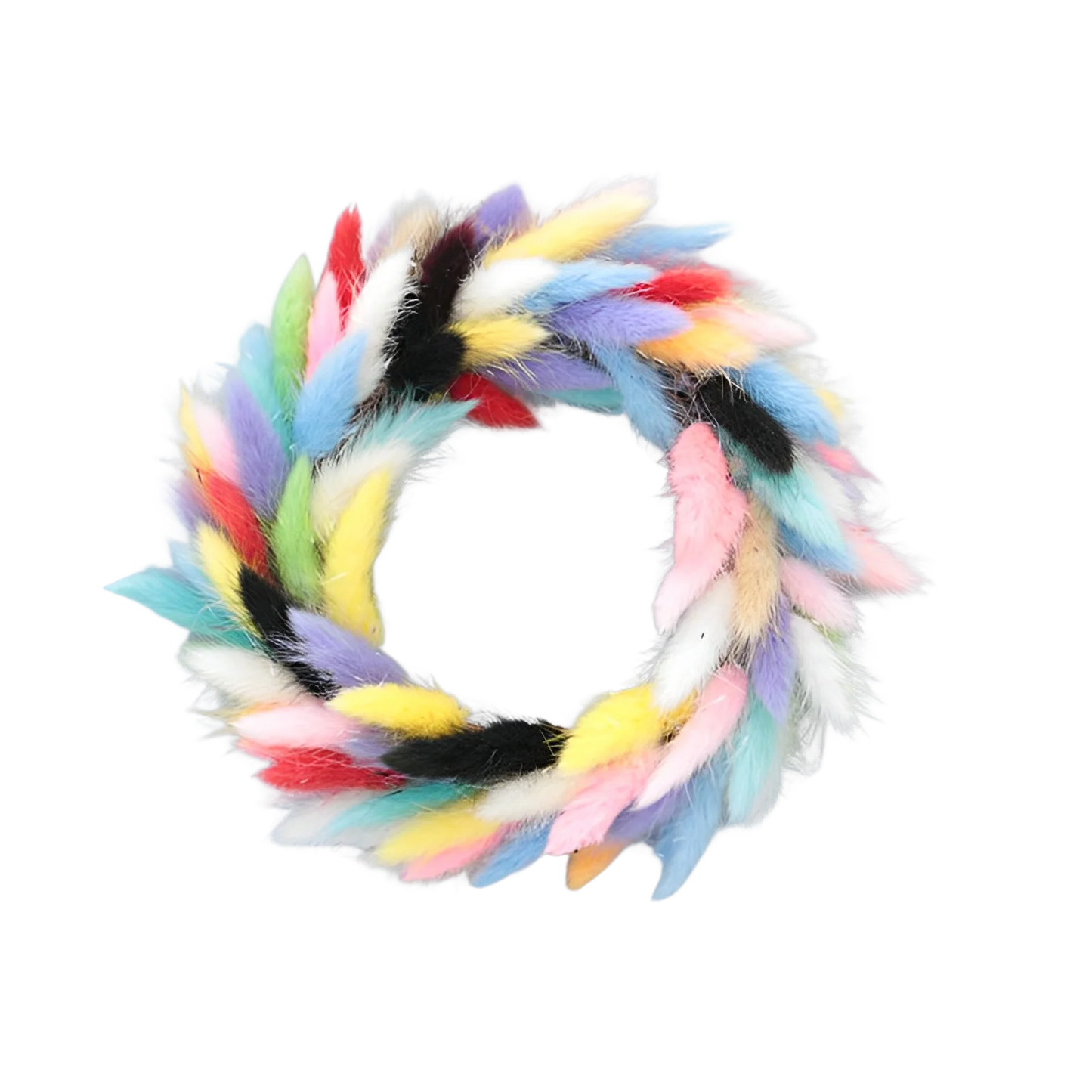 Aqumotic Dried Flower Wreath Foxtail Grass Wreaths for Front Door Clearance 1pc 20cm Dog Tail Grass Spring Wreaths