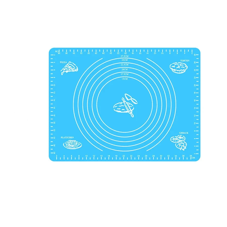 Tejesa 70/64/40Cm Silicone Kneading Dough Mat / Nonstick Cookie Cake Baking Mat /Fondant Pizza Biscuit Rolling Pad