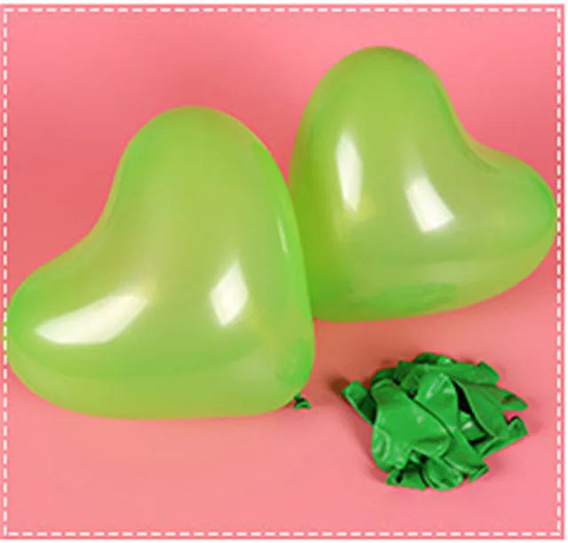 12Inch Heart shape Balloons Love Inflatable Air Helium Balloon room Day Marriage Wedding Birthday Party Decor Supplies