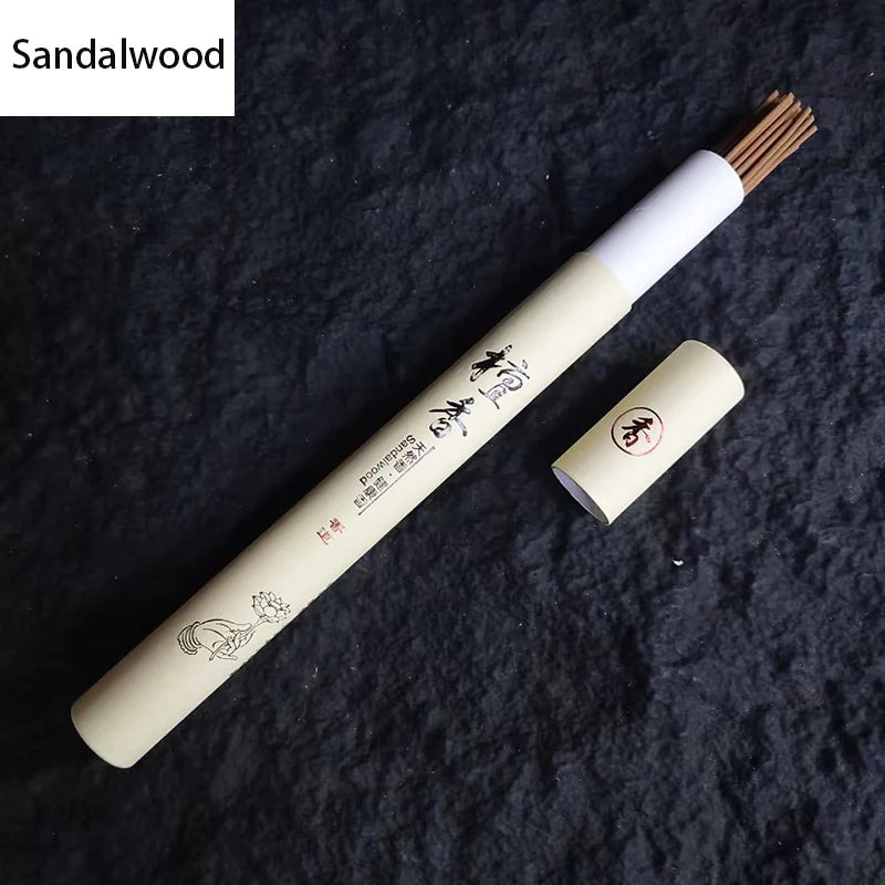 40 Sticks/pot Natural Sandalwood Incense Sticks Sleep Chinese Home Scents Aromatherapy Room Fragrance Buddhist Supplies Incenses