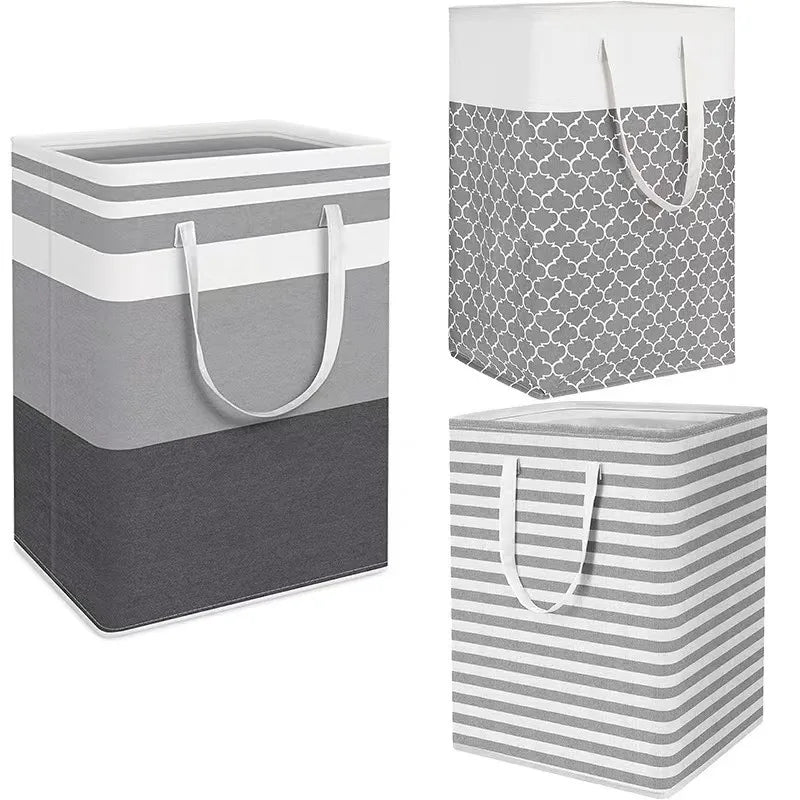 Tejesa Waterproof Fabric  for Simple Clothes Storage Box Foldable Bag Large Capacity Laundry Basket