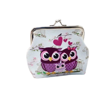Hemasa Lovely Owl Pattern Printing Hasp Small Wallets 1PCS Hot Selling Wallet Women Purse Girl Cute Coin Purse Wallet