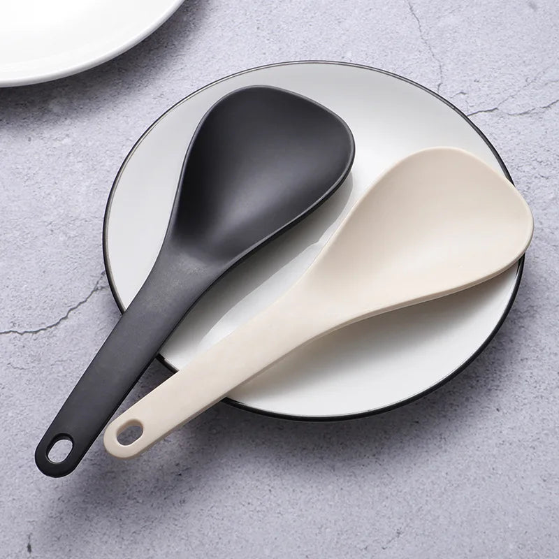 Hemasa  Non Stick Rice  Spatula Spoons Long Deep Soup Scoop Kitchen Utensil Multifunctional Rice Cooker