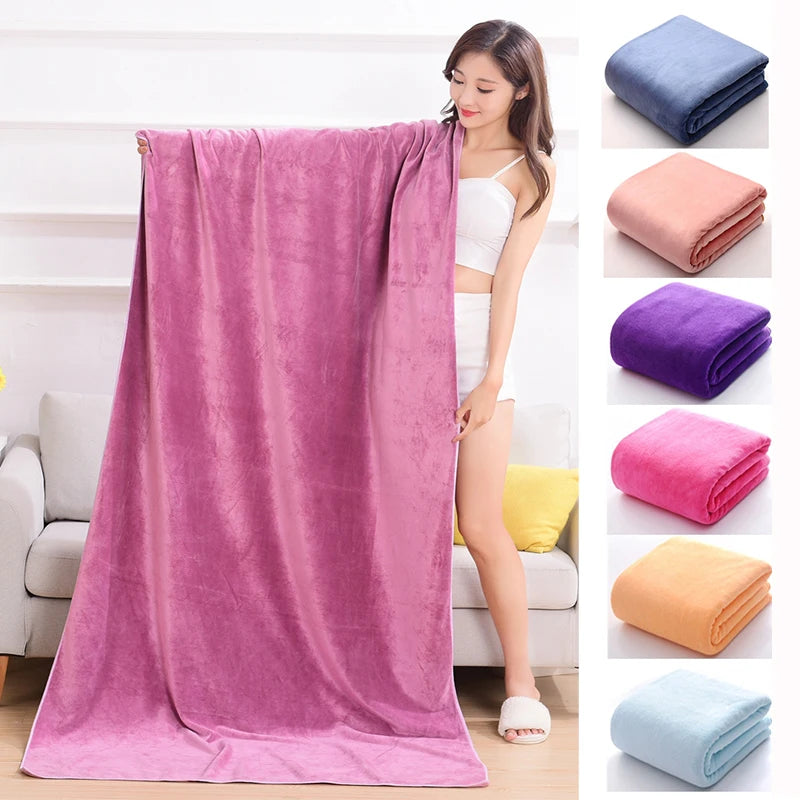 He,Asa Microfiber Towels For Body, Spa Towelss Large Quick Dry Bath Towel Super Absorbent for Spa Beach Swimming，1 Pc