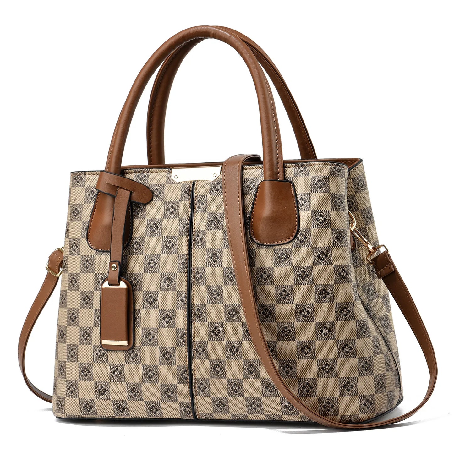 Hemasa printed women's handbag, temperament fashion texture,  shoulder crossbody bag