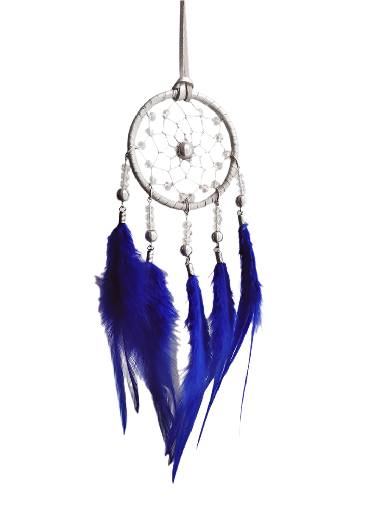 Hemasa Hand-woven   Feather Wind  Chime   Dream Catcher for Valentine's Day Gift Bedroom Hanging Ornaments Home Decoration