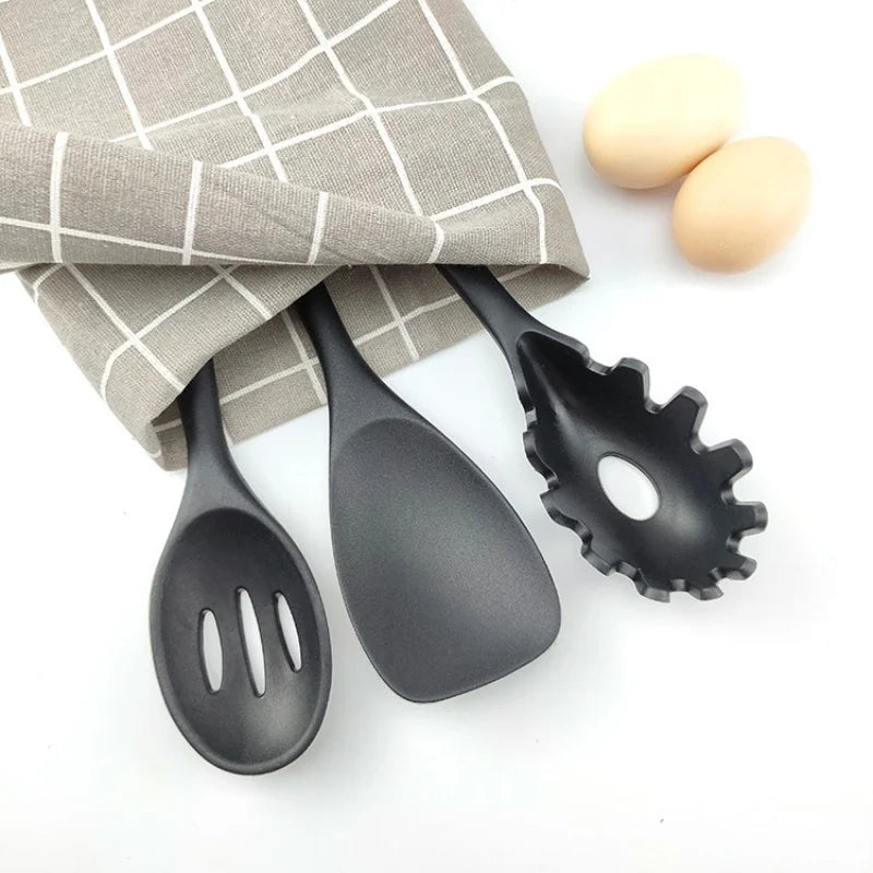 10 PCS Silicone Cookware Set Kitchen Cooking Tools Baking Tools Tableware Silicone Shovel Spoon Scraper Kitchen Accessories