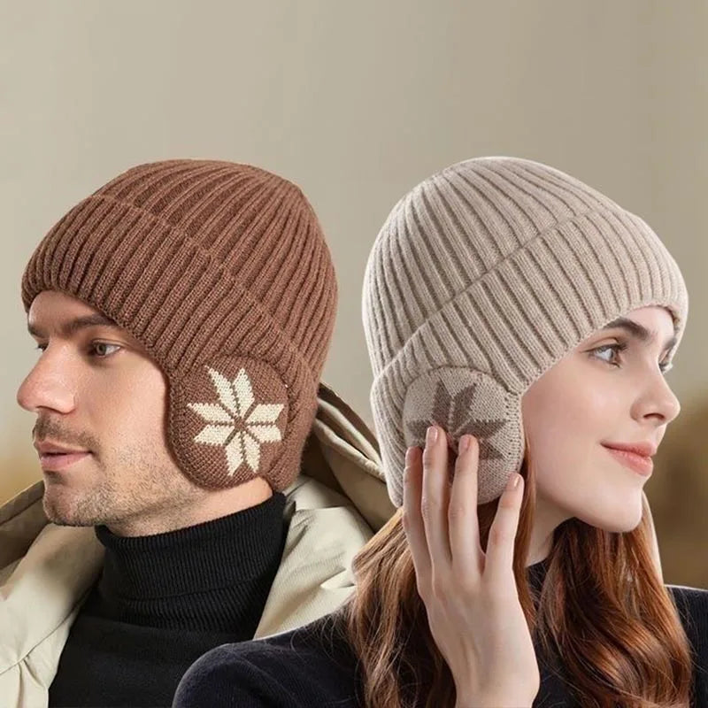 Tejesa Autumn and winter warm ear protection knitted hat/woolen hat