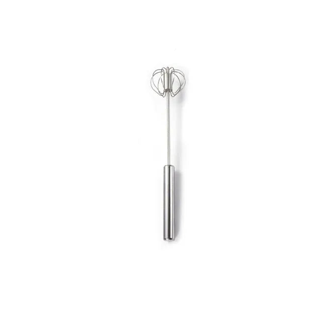Hemasa Stainless Steel Egg Whisk Manual Hand Mixer Self Turning Egg Stirrer Kitchen Accessories Egg Tools