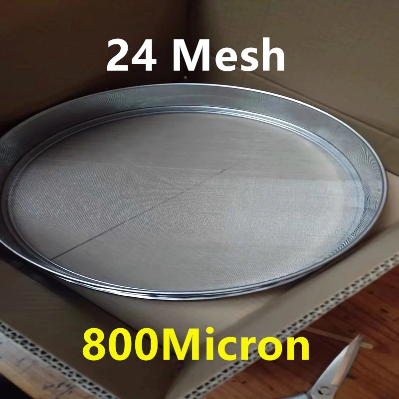 Hemasa 4-500M Round Stainless Steel Shakers Kitchen Flour Powder Filter Screen Soil Strainer