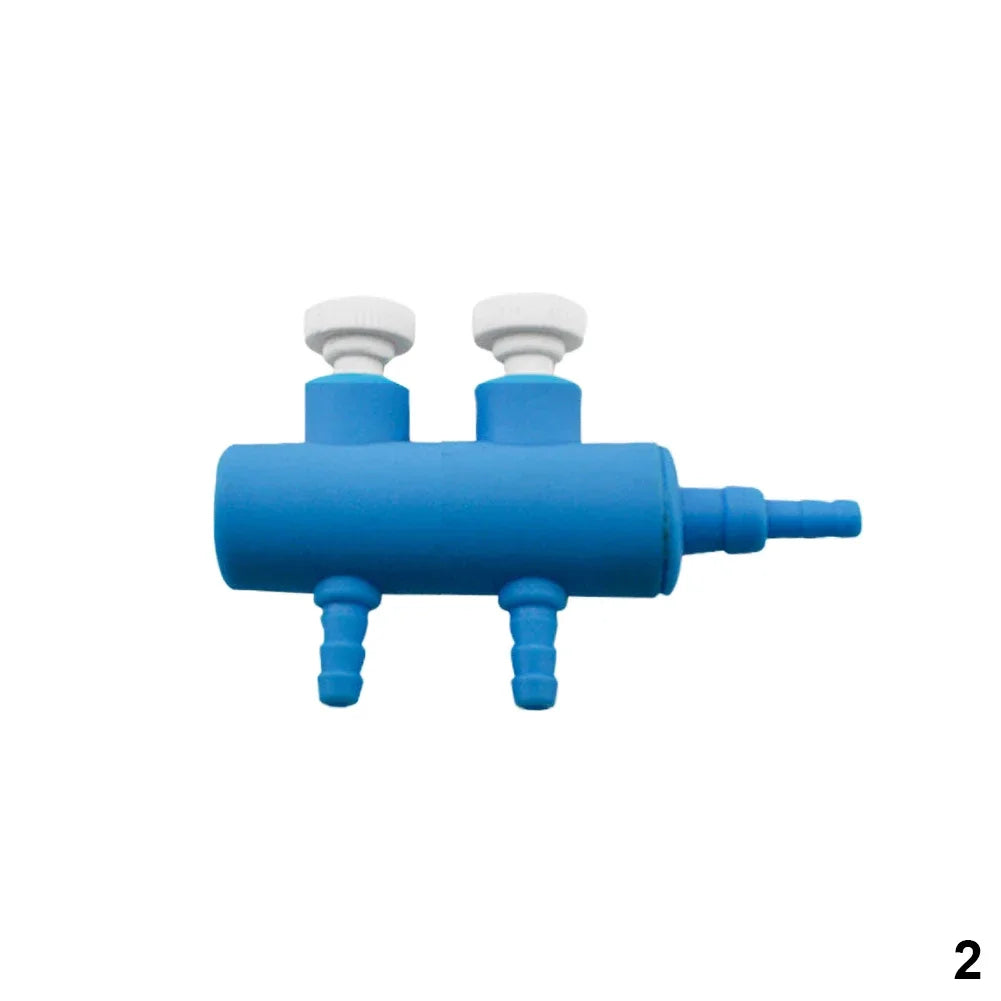 Tejesa Aquarium Air Pump Hose Splitter Air Distributor Adjustable Tracheal Shunt Single Hole Oxygen Booster Pump Adapter Accessories