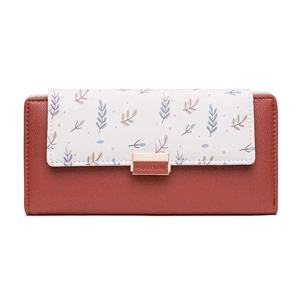 Tejesa  Long Pu Leather Purses Female Big Capacity Money Bag Lady Coin Card Holders High Quality Hasp Clutch Carteras