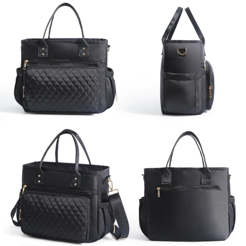 Large Capacity Fashion Bento Bag, Work Lunch Pack Insulation Pack, Waterproof Storage Bag, Travel Bag, Picnic Bag, Mommy Bag