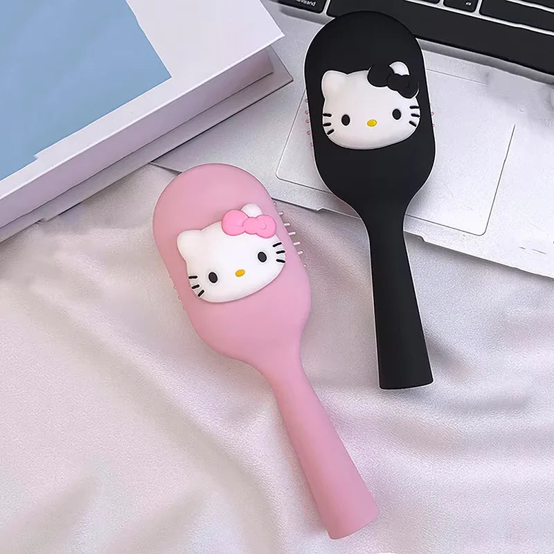 Hemasa  Hellokitty Cartoon Comb Hair Care Anti-tangle Comb Wet and Dry Massage Comb