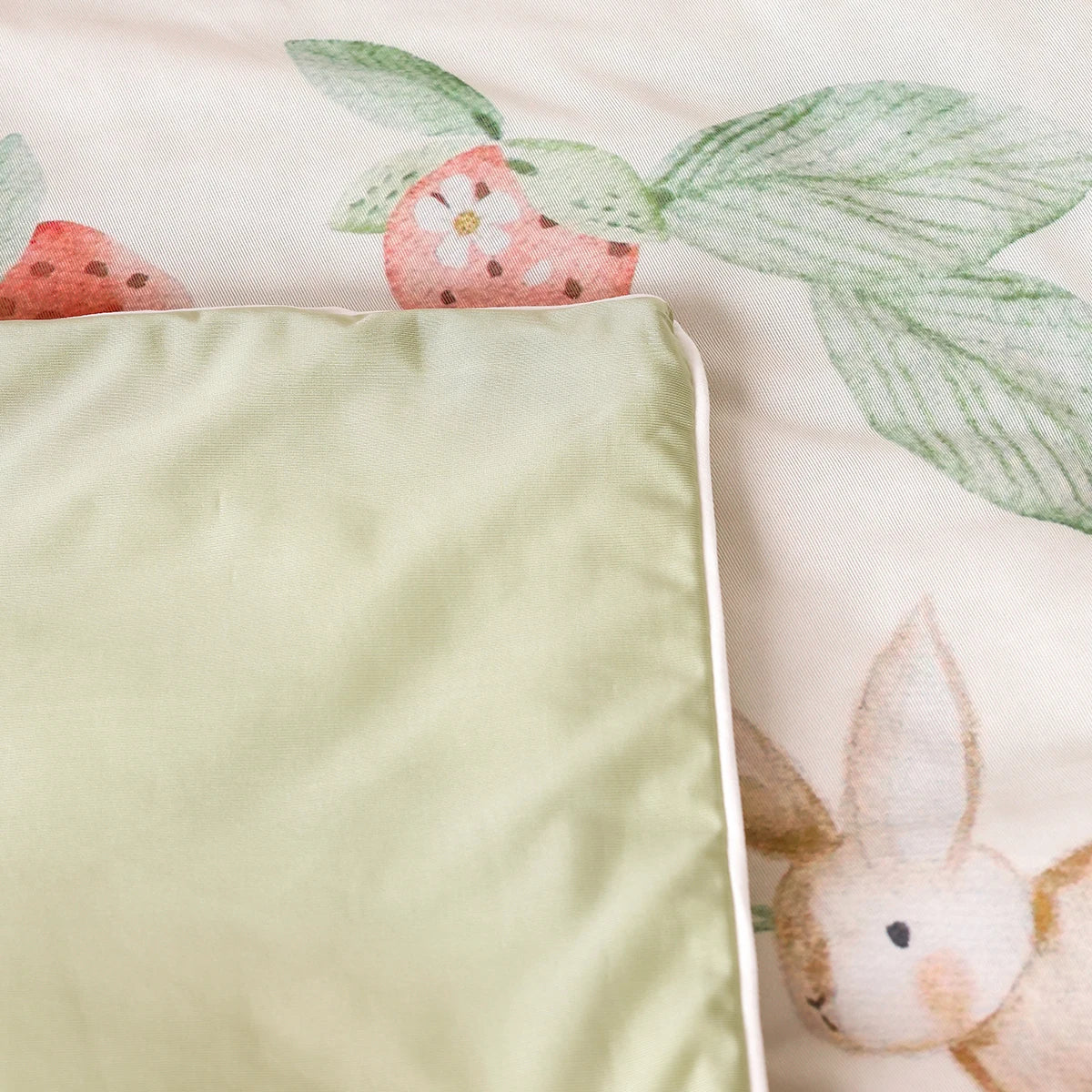 Tejesa Double Side Use Baby Cotton Padded Blanket /Breathable New born Quilt Size 110x150cm
