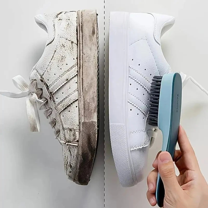 Hemasa 2Pcs Shoe Cleaning Brushes  Plastic Clothes Scrubbing Household Multi-functional Cleaning Tools