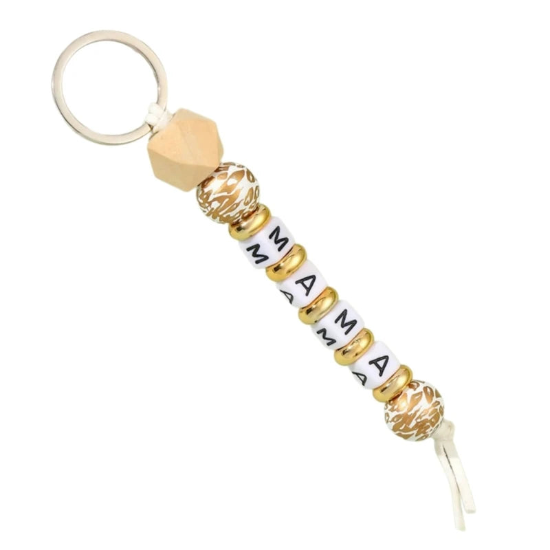 Hemasa  Keychain with Silicone Beads  Keyrings Hangings Decoration  for Bag /Purse